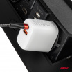 Netzladegerät PRO-09 USB+USB-C 20W Schnellladung 230V AMiO-02935