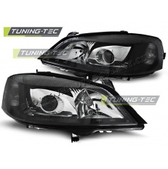 OPEL ASTRA G 09.1997-02.2004 VORDERE KLARLEUCHTEN SCHWARZ H7