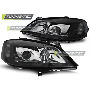OPEL ASTRA G 09.1997-02.2004 VORDERE KLARLEUCHTEN SCHWARZ H7