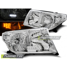 Toyota Land Cruiser FJ200 2007 – klare Chrom-LED-Frontleuchten