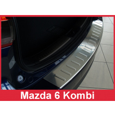 Edelstahlabdeckung zum Schutz der Schwelle der hinteren Stoßstange Mazda 6 Kombi 2012-16