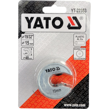 Rohrschneider 15 mm PVC, Al, Cu Rohrschneider 15 mm PVC, Al, Cu
