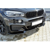 Spoiler unter der Frontstoßstange BMW X6 F16 schwarz glänzender Kunststoff ABS M-Pack