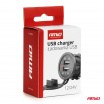 Ladegerät 2xUSB 12/24V MOD-03 AMiO-02853