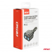 Doppelte Verlängerungssteckdose 2xUSB 1xUSB C 12/24V max 200W AMiO-04173