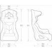 Fotel Sportowy Bimarco Matrix Welur Red-Black FIA