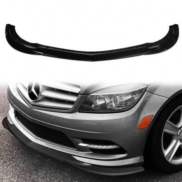 Frontspoiler Mercedes-Benz C W204 C204 S204 Facelift Glänzend Schwarz Frontspoiler Mercedes-Benz C W204 C204 S204 Facelift Glänzend Schwarz