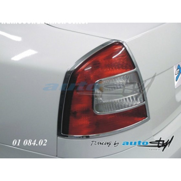 Rücklichtrahmen - Chrom Skoda Octavia II Rücklichtrahmen - Chrom Skoda Octavia II