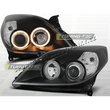 OPEL VECTRA C 2005–08 KLARES VORDERE LICHT ANGEL EYES SCHWARZ