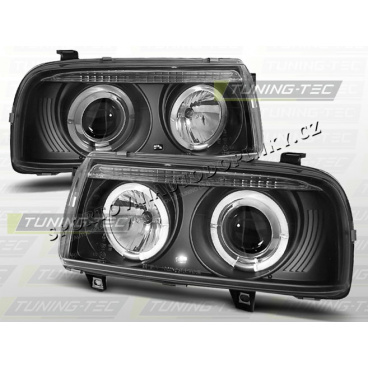 VW VENTO 1992–98 ANGEL EYES SCHWARZE FRONTKLARE LICHTER VW VENTO 1992–98 ANGEL EYES SCHWARZE FRONTKLARE LICHTER