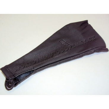 Schalthebelmanschette Leder schwarz II