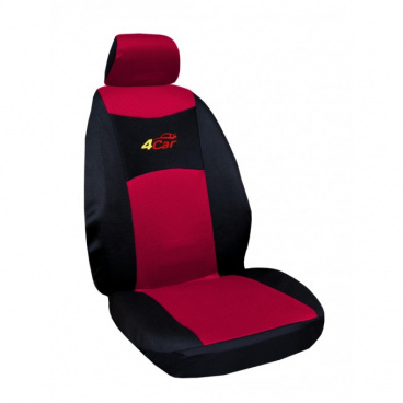Autoabdeckungen 4Car-Skoda Octavia III-geteilter Rücksitz+Armlehne-rot