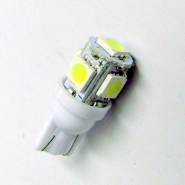 5 SMD LED-Lampe T10W2 weiß - 1 Stk