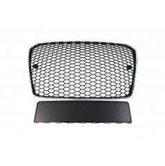 Grill Audi A5 8T RS-Stil Chrom-Schwarz 13-16 PDC
