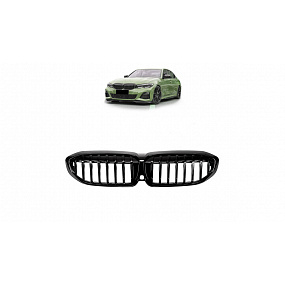BMW 3 G20 G21 Gitter einzelne Lamellen Glänzend Schwarz BMW 3 G20 G21 Gitter einzelne Lamellen Glänzend Schwarz