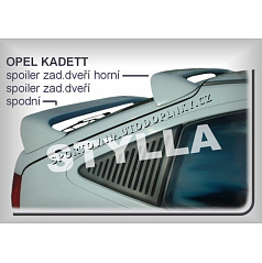OPEL KADETT E HTB (84-91) Heckspoiler. untere Tür (EU-Homologation)