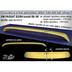 VOLKSWAGEN PASSAT B3 COMBI (88-93) Heckspoiler. obere Tür