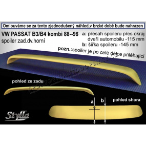 VOLKSWAGEN PASSAT B3 COMBI (88-93) Heckspoiler. obere Tür
