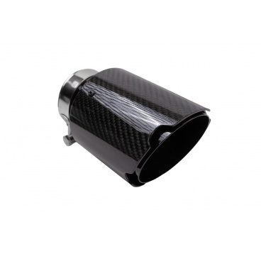 Endrohr 114mm Eingang 70mm Carbon Gloss