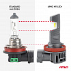 LEDr-Autolampen mit Straßenzulassung R37 E-MARK H11 PnP FAN 18W AMIO-05120