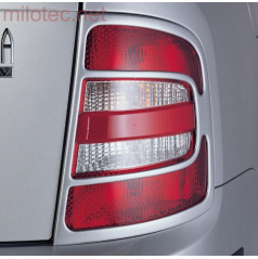 Milotec Rücklichtabdeckungen (Masken) -ABS schwarz, Škoda Fabia I Combi/Limousine