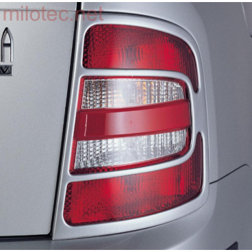 Milotec Rücklichtabdeckungen (Masken) -ABS schwarz, Škoda Fabia I Combi/Limousine