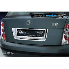 Škoda Fabia I Rahmen RZ hinten in Chromversion