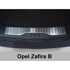 Edelstahlabdeckung - Schutz des inneren Gepäckraums Opel Zafira B