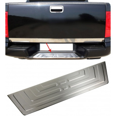 VW Amarok 2010+ Omtec Heckstoßstangenschutz aus Edelstahl