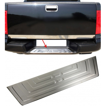 VW Amarok 2010+ Omtec Heckstoßstangenschutz aus Edelstahl