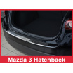 Edelstahl-Abdeckungsset-Heckstoßstangenschutz+Türschwellenschutzleisten Mazda 3 Htb. 2012-16