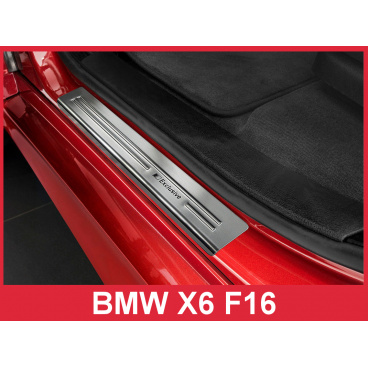 Einstiegsleisten aus Edelstahl, 4 Stück, BMW X6 F16 2014-16 Einstiegsleisten aus Edelstahl, 4 Stück, BMW X6 F16 2014-16