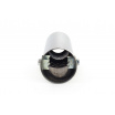Sportliches Edelstahl-Auspuffrohr rund 51 mm