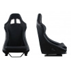 Sportliche Hartschale A1 RACING SIGMA aus schwarzem Lederimitat