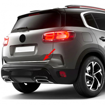 Edelstahlstreifen an der Unterkante des Kofferraums Citroen C5 Aircross 2018+