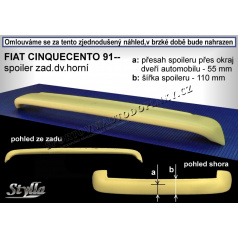 FIAT CINQUECENTO (91-98) Heckspoiler. obere Tür