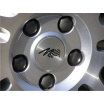 Aluminium-Rademblemabdeckung mit sandgestrahltem M-Logo, 1 Stk