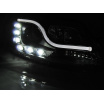 VW Jetta VI 1.2011- Klare Vorderlichter Tube Light TRU DRL schwarz