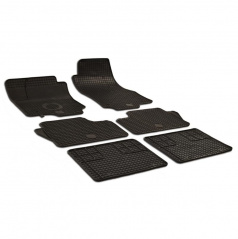 Gummiteppiche-Gummi-Automatten, Opel ZAFIRA 2005-> - 6 Teile