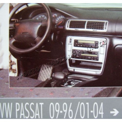 VW PASSAT 00-04 INSTRUMENTENTAFEL DEKOR ALU 20 Stk