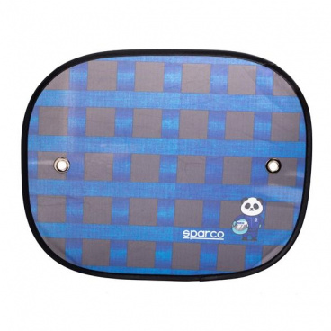 Sonnenblenden für Seitenfenster SPARCO blau 44x36 cm 2 Stück