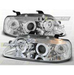 CHEVROLET AVEO 2003–06 KLARES VORDERE LICHT ANGEL EYES CHROM