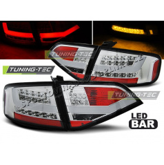 Audi A4 B8 2008-11 Limousine Rückleuchte Chrom LED