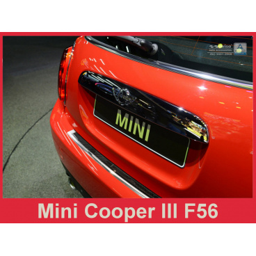 Carbon-Abdeckung – Schwellenschutz für die hintere Stoßstange Mini Cooper III F 56 2014+