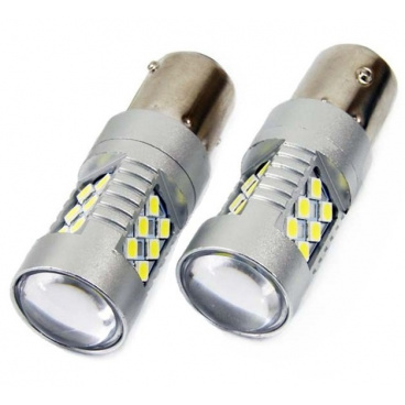 Glühbirnen BA15S - 24 SMD LED weiß 12/24V CAMBUS (2 Stück) Glühbirnen BA15S - 24 SMD LED weiß 12/24V CAMBUS (2 Stück)