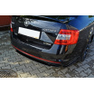 Seitendiffusoren unter der hinteren Stoßstange für Škoda Octavia RS Mk3, Maxton Design (glänzend schwarzer ABS-Kunststoff)