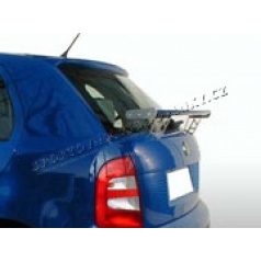 Skoda Fabia Heckflügel – mit Löchern in den Beinen