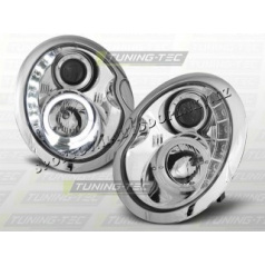 MINI 2001–06 FRONT KLARES LED-TAGESLICHT CHROM