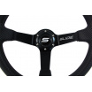 Sportlenkrad WRC BLACK CARBON GELBER STREIFEN 350 mm
