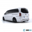 Heckstoßstangenabdeckung aus gebürstetem Edelstahl Omtec Mercedes Benz Vito W447 2014+